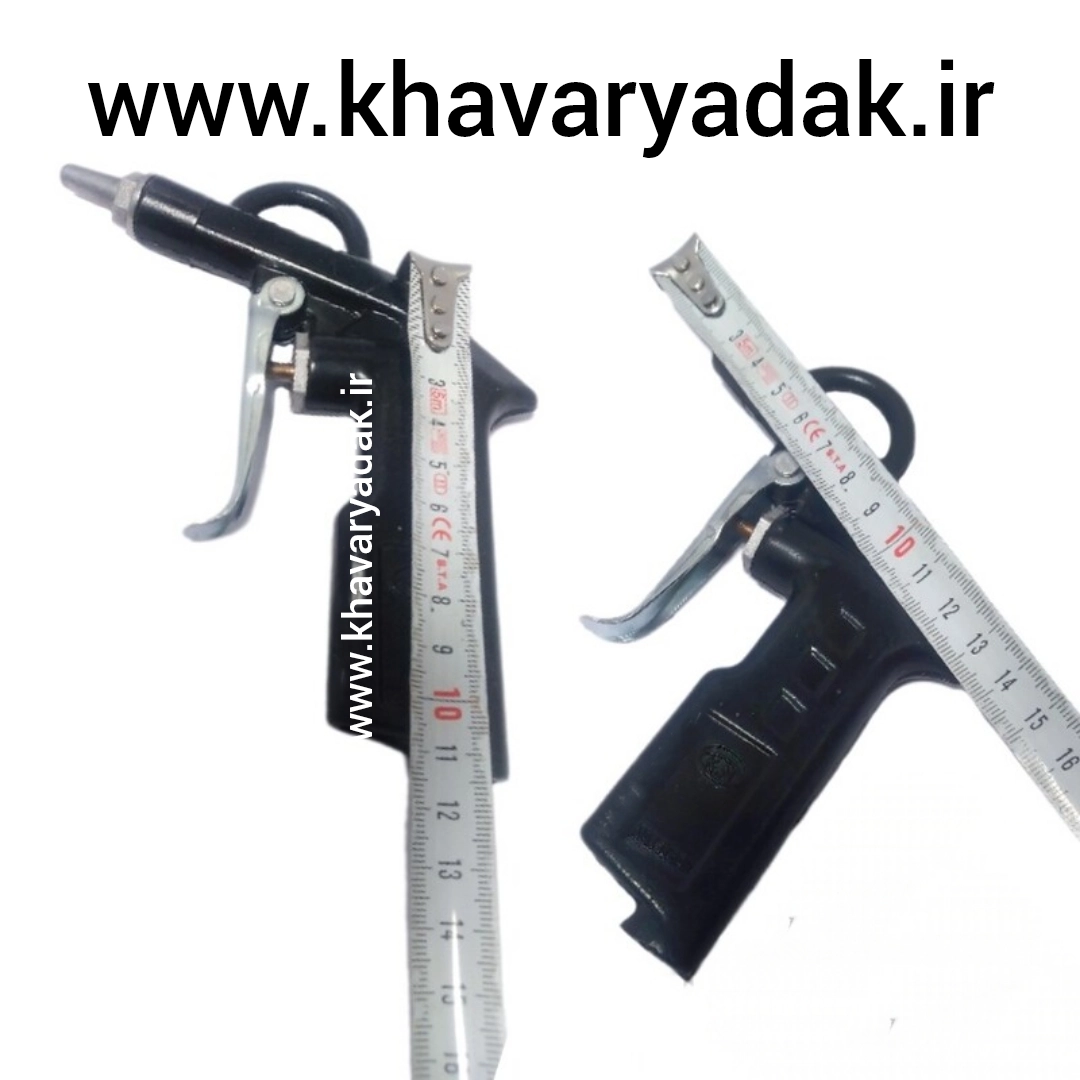 بادپاش تفنگی فلزی مدل ایتالیا برند نوین با بدنه یکدست فلزی درجه یک - مشکی