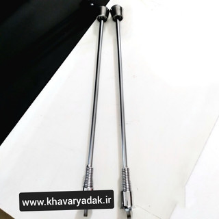 گرز فنری روی گلگیر ماشین سنگین جنس یکدست روکش استیل (بسته دو عددی)