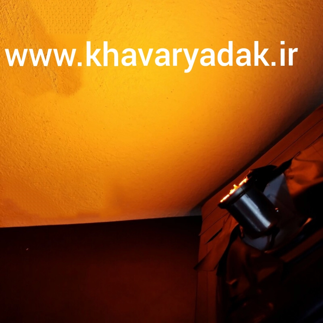 لامپ فندقی SMD رنگ انبه ایی 24 ولت مناسب ماشین های سنگین، ده تن ، خاور ، مینی بوس و 911